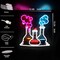 Science Neon Light – Chemical Flask LED Sign, STEM Classroom Wall Decor, USB Powered Science Lab Neon Light, Energy-Efficient Laboratory Decoration, Science Teacher Gift for Classroom, Home & Office